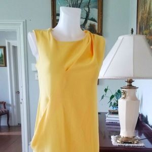 Chic bright yellow summer dress